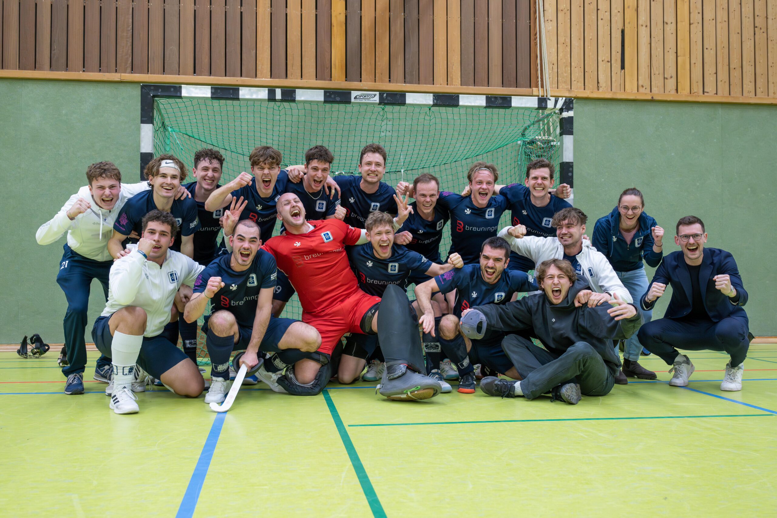 Bild 1. Herren 10. Spiel Halle 24-25 1. BL